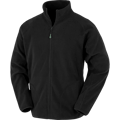 Heren Fleece Vest Result Recycled R907X Zwart